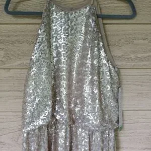 Bill levkoff gold sequin dress deals